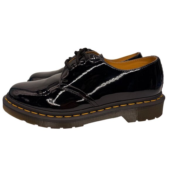 Dr. Martens 10084 Black Patent Leather Classic Lace Up Oxford EU 39 / US 8 L - Picture 3 of 11